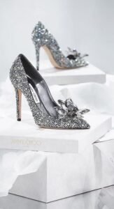 Stone Flower Heels